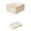4 bacs de rangement de garde-robe pliables beiges de 16,14 po x 10,82 po x 6,49 po, en lin