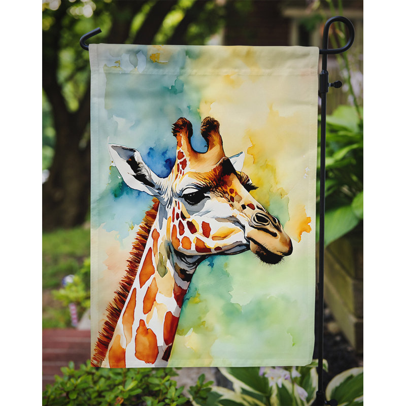 Drapeau de jardin en polyester double face H 15,5 po x l 11,25 po