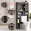 Armoire de rangement au-dessus de la toilette-735509969