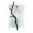 Metro Fusion Steel Flush Mounted Sconce