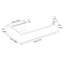 Porte-serviettes mural 5,7 po 1