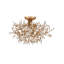 Crystal Bud 5 - Light Semi Flush Mount