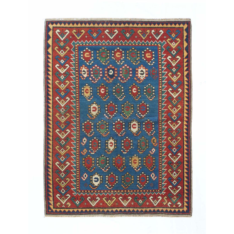 One-of-a-Kind 3'3'' X 4'4'' Wool Area Rug in