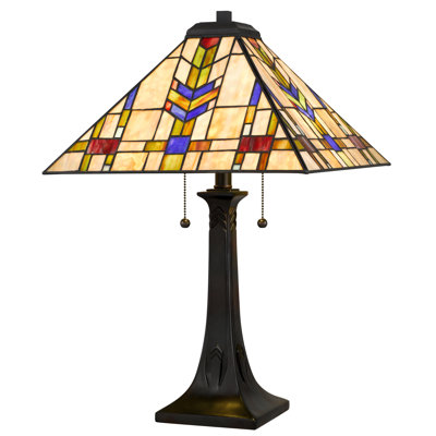 Draxen 2-Light Valiant Bronze Table Lamp