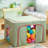 100L Stackable Clothes Storage Bins with Metal Frame Handles & Zipper, Collapsible Closet Organizer Box with Lid for Bedding Blankets Towel