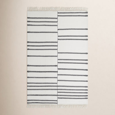 Favina Hand-Woven Striped Rug