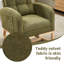 Chaise berçante confortable avec repose-pieds réglable