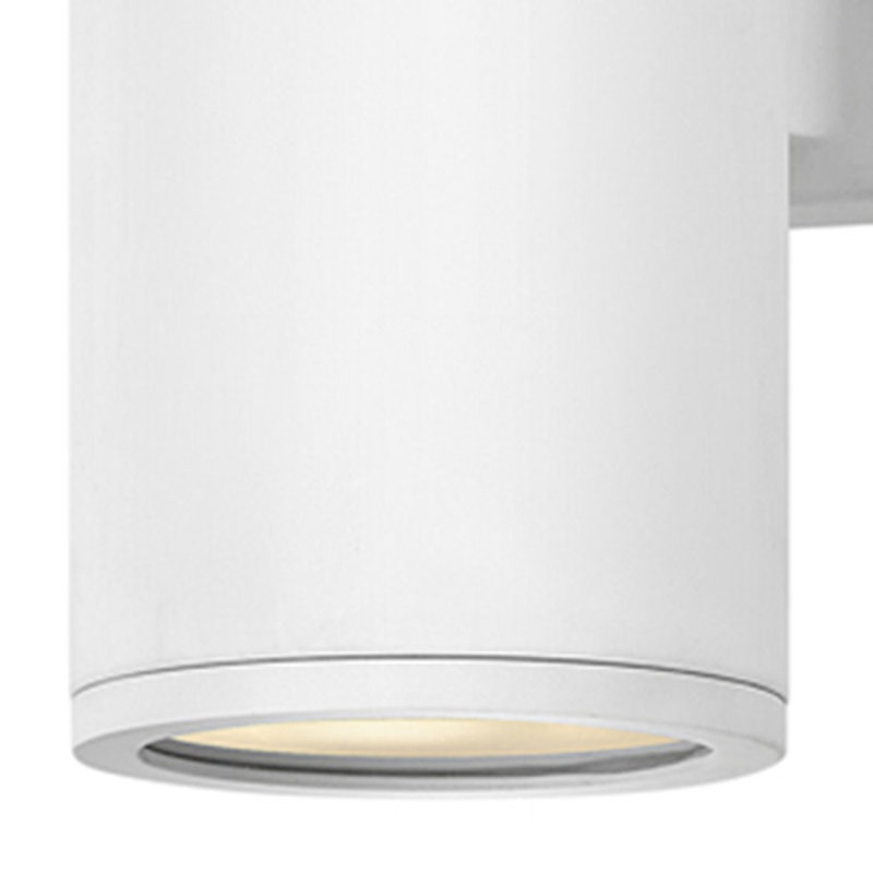 Silo 2 - Bulb 12" H Outdoor Armed Sconce, Satin White