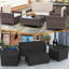 Ensemble de housse de patio imperméable 4 pièces pour l'extérieur-1970183366-1970183367