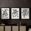 «Growing Leaves IV» - Toile tendue avec châssis sur mesure - 3 pièces-469291040-469291041