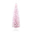 Arbre de Noël artificiel enneigé 6 pi, arbre de Noël mince avec branches réalistes et base en plastique-798279970