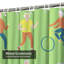 Joli rideau de douche avec 12 crochets-1934735196