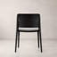 Chaise en plastique Durham, noir-1782289599