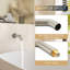 Pomme de douche double à 3 fonctions et douche à main avec bec de baignoire et valve brute-102145068