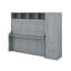 Grand lit escamotable mural avec tiroirs et garde-robe-1533358035