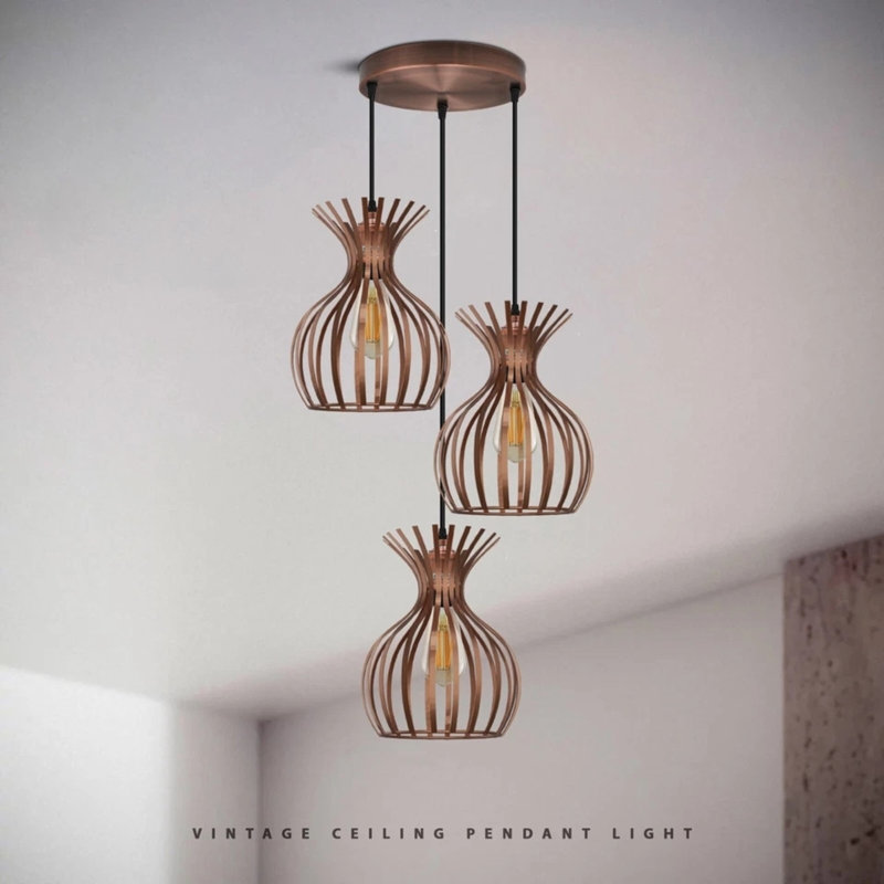Deleesa 3 - Light Pendant, Yes, Copper
