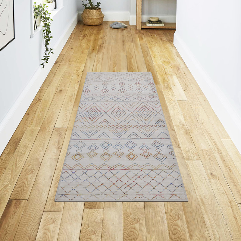 Jean Pierre New York Janae Machine Washable Dream Mink Printed Chenille Rugs, Runner 2' x 5'
