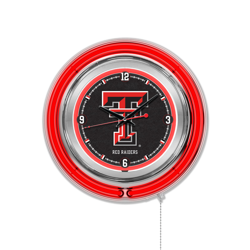 Horloge murale 15 po NCAA, Texas Tech