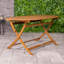 East Providence 6 - Person Acacia Wood Patio Dining Set with Oval Table