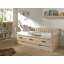 European Single (90 x 200cm) 3 Drawer Daybed with Trundle by Vipack-67985077