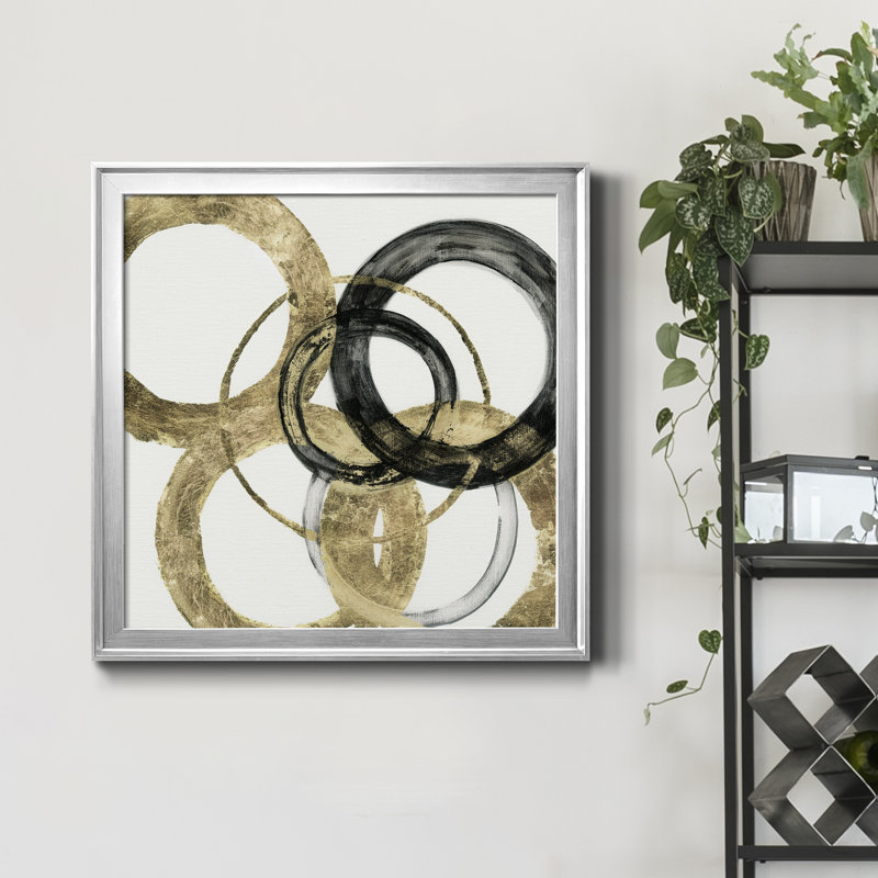 Ring II - reproduction de photo sur toile, H 34,5 po x l 34,5 po x P 1,5 po, Argent