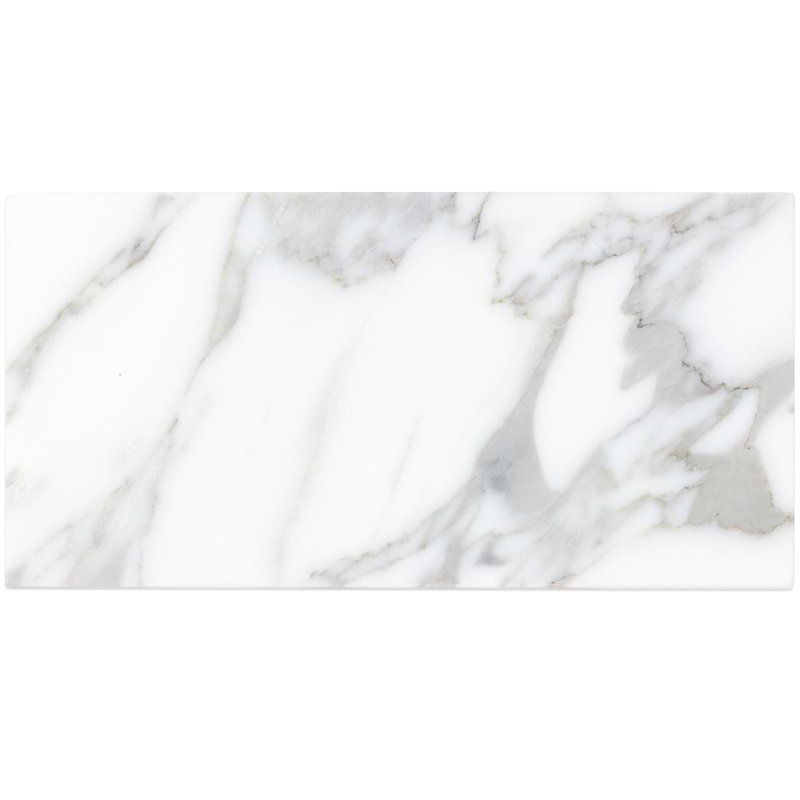 Calacatta 4x8 Polished Marble Subway Tile