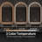 LED Bathroom Vanity Mirror with Lights Anti Fog Dimmable Black Framed Wall Mounted-1848658314