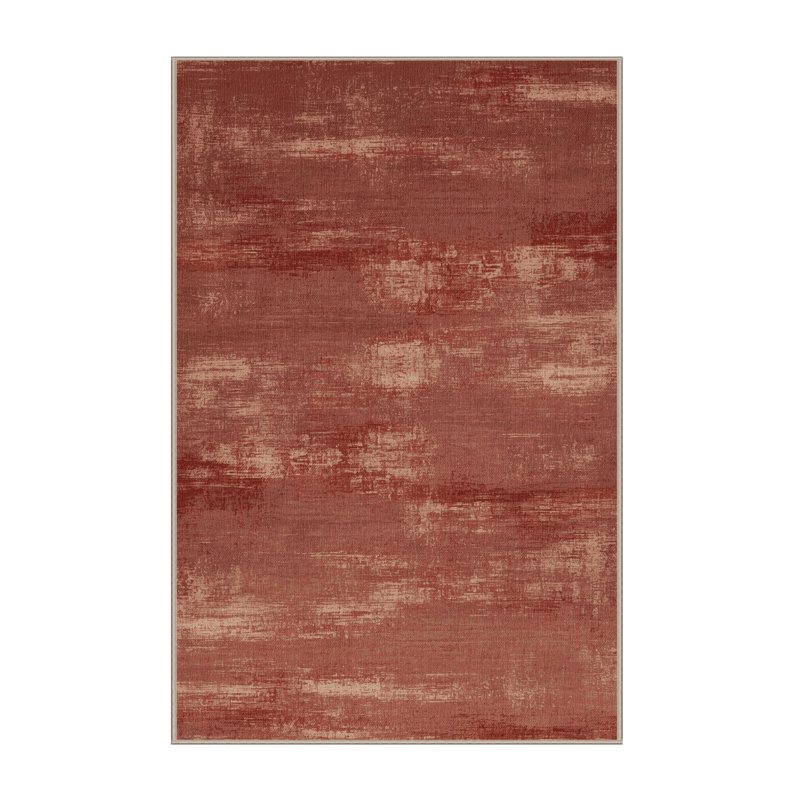 Tapis abstrait lavable à la machine, Rectangle 2 pi x 3 pi