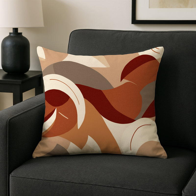 Sunset Veil Indoor And Outdoor Throw Pillow, Square 18"