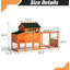Poulailler portable sur roulettes