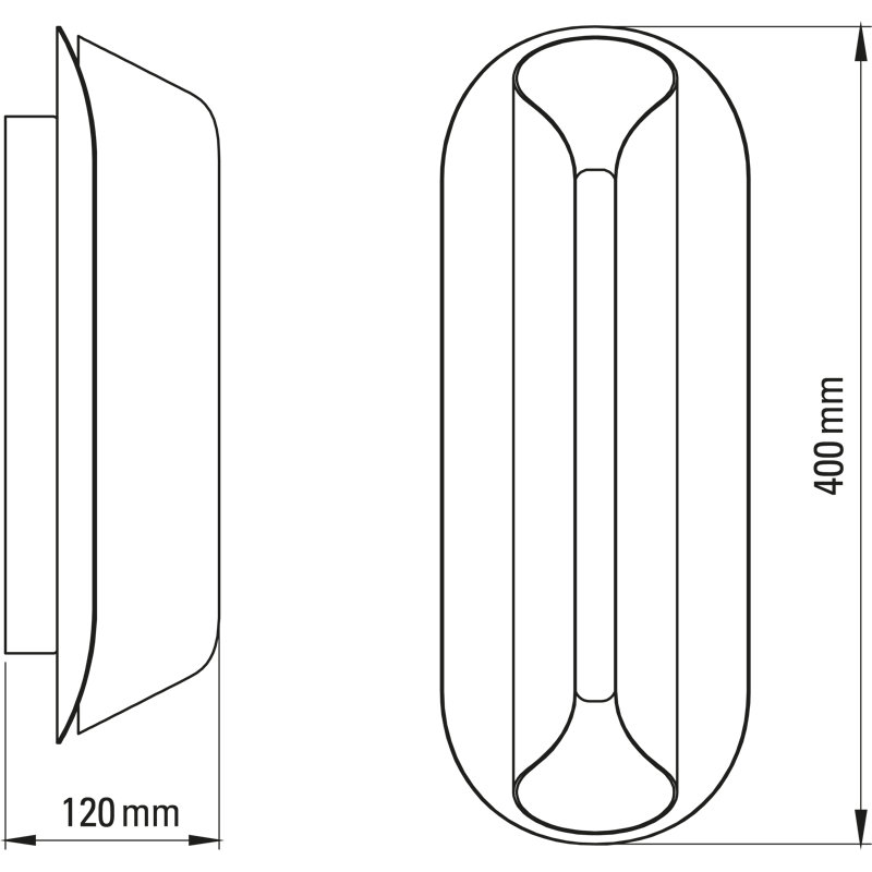 Rosalie 1 - Light LED Flush Mounted Sconce