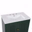 Meuble-lavabo 30 po avec lavabo style rétro, espace de rangement multifonctionnel, tablette de porte, porte à fermeture en douceur-707236313