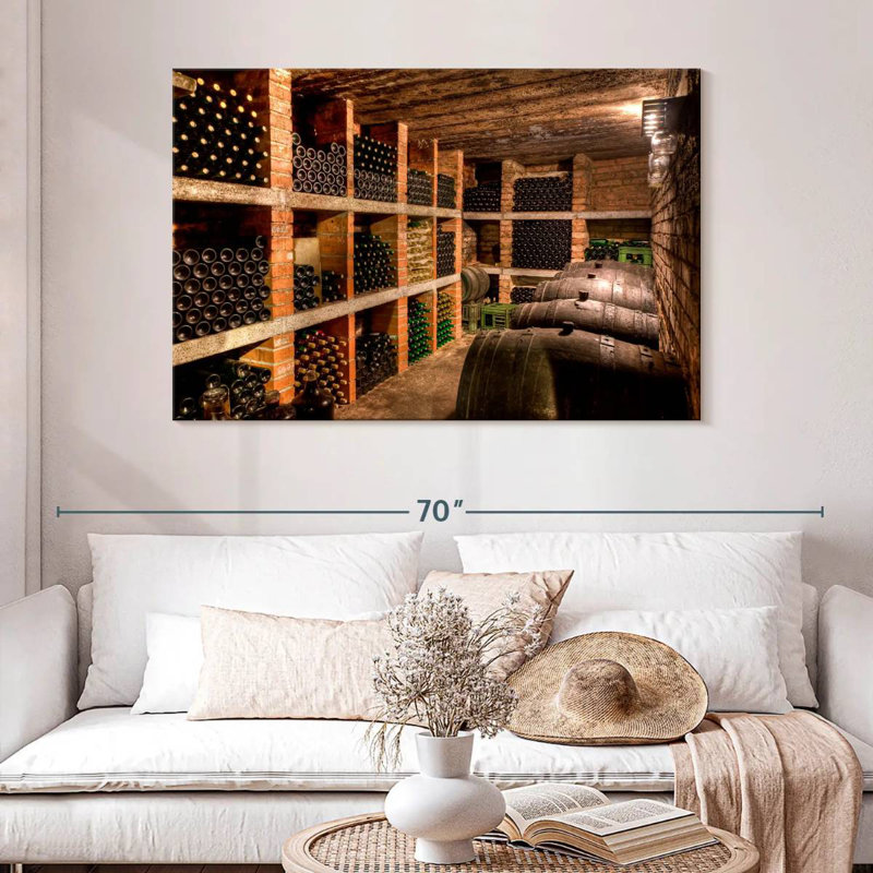 Lilie Wine Cellar, 32" H x 48" W