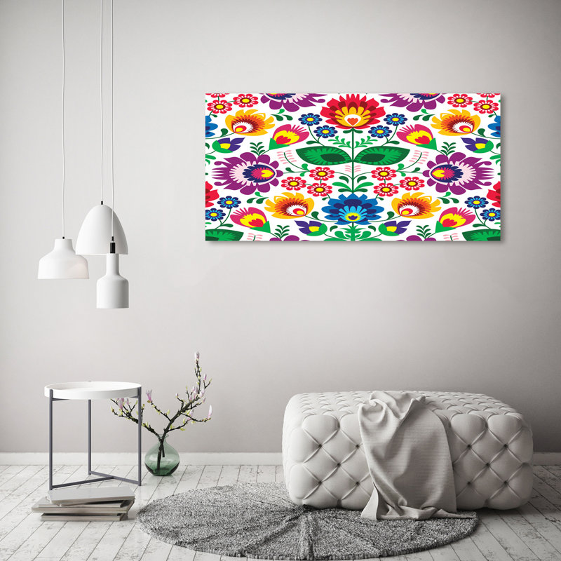 Ethnic Pattern - Wrapped Canvas Print