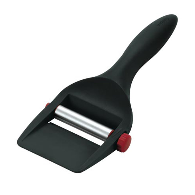 Cuisipro Adjustable Cheese Slicer, Adjustable Knob for Desired Thickness, Mandolin Slicer Alternative, Stainless Steel and Nylon, 23cm, Dishwasher Safe