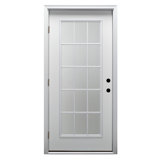 External Grilles Primed Fibreglass Prehung Front Entry Door