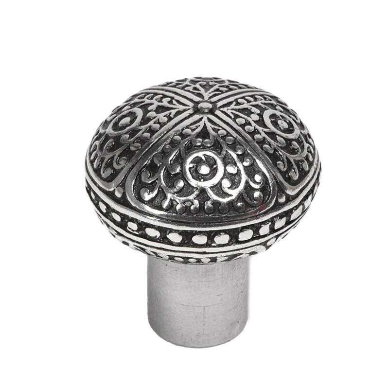 Millennium classic large round knobin Gilded Mercury, Silver