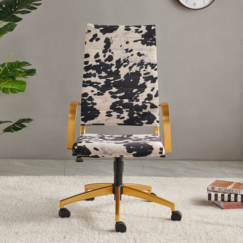 Ramiro Executive Chair, White/Black