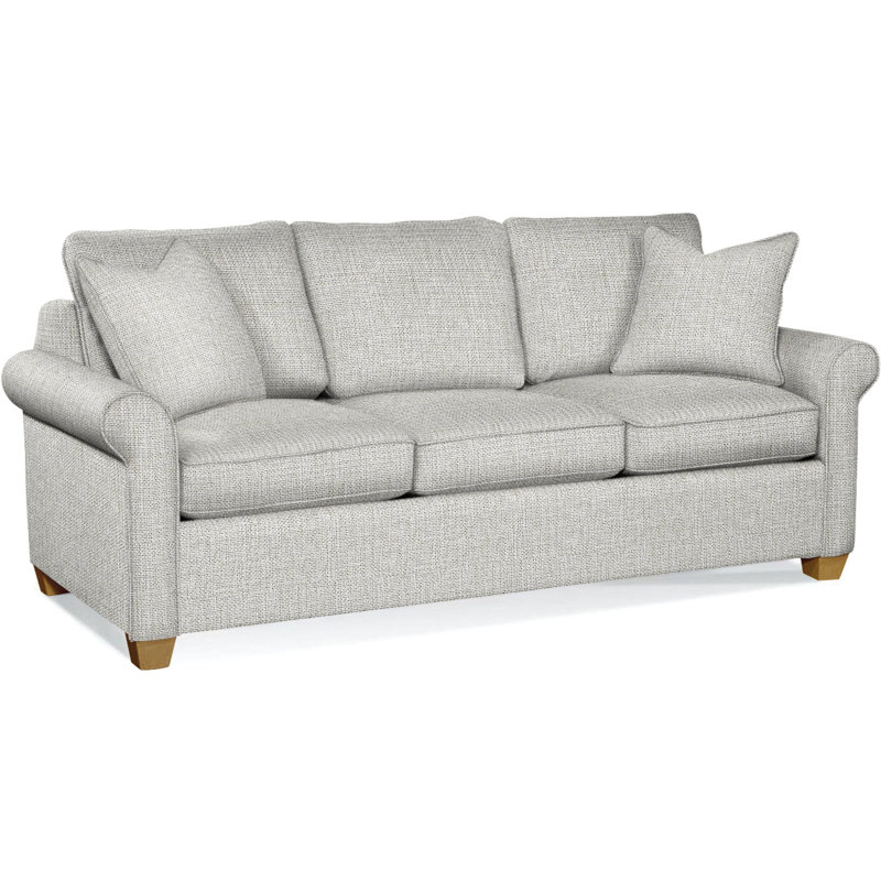 Park Lane Sofa, Honey Finish, Ivory Crypton Performance; 0886-91
