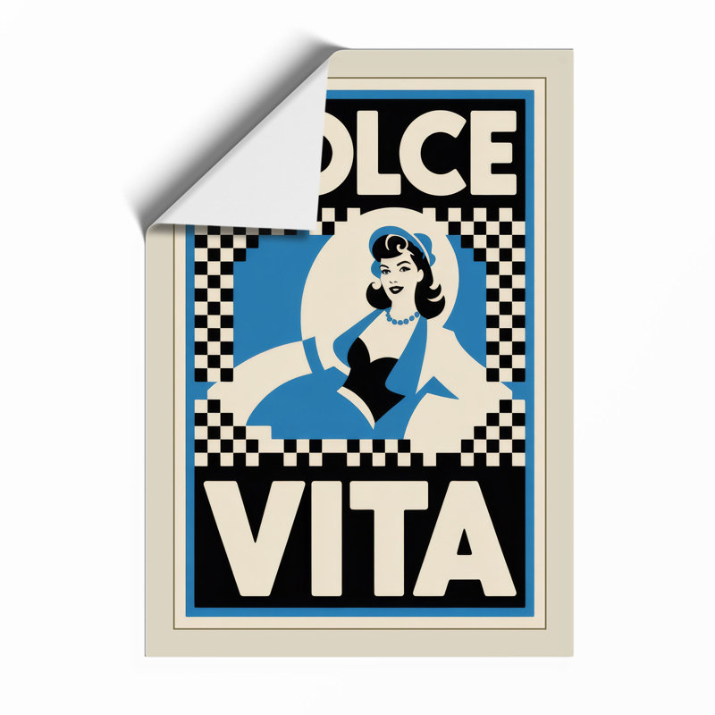 Dolce Vita Art Deco - Print, Unframed, A1 - 84.1 x 59.4 cm