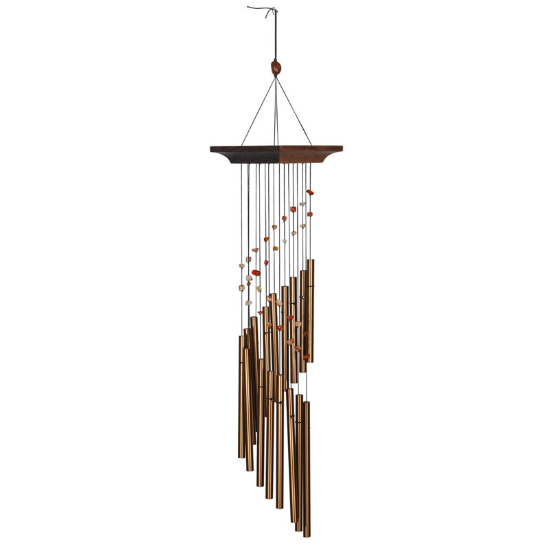 Carillon mystique Spiral ™, Bronze et brun, H 22 po x l 8 po x P 8 po