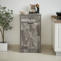 Rustic Wood 13 Gallon Kitchen Trash Can - Yahoo Shopping