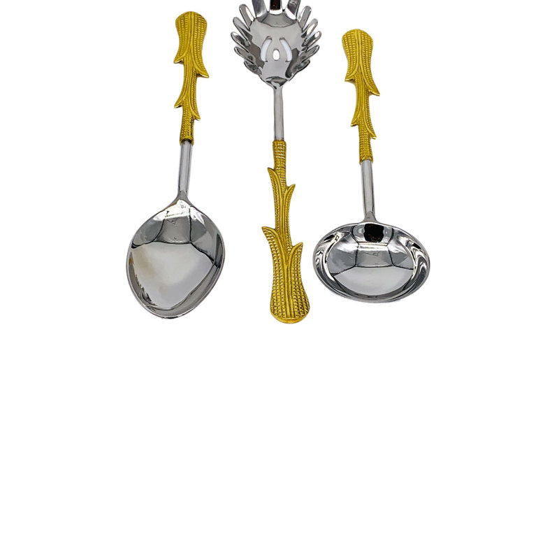 Gilles 6 Piece Stainless Steel Hostess Set