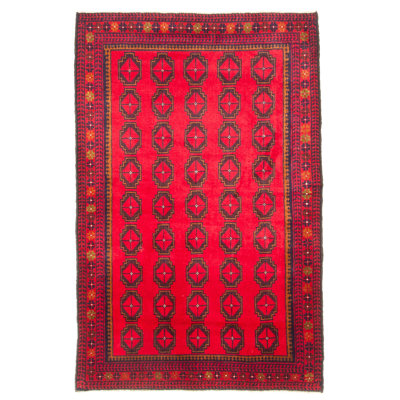 Teimani Red Rug 2'11" x 4'6"