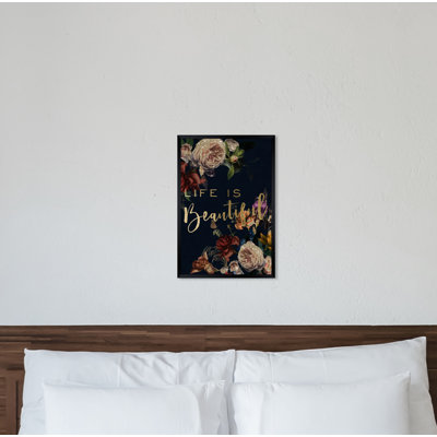 «Life Is Beautiful Fall», impression sur toile