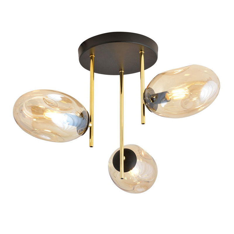 Maleya 3 - Light Novelty Chandelier, Amber