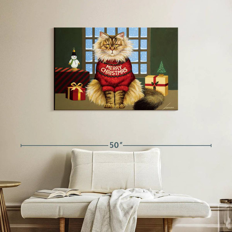 Squeeky's Christmas, 26" H x 39" W