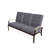 Askar 71.5'' Wide Powder Coated Aluminum Patio Sofa with Cushions-25943326-25943336
