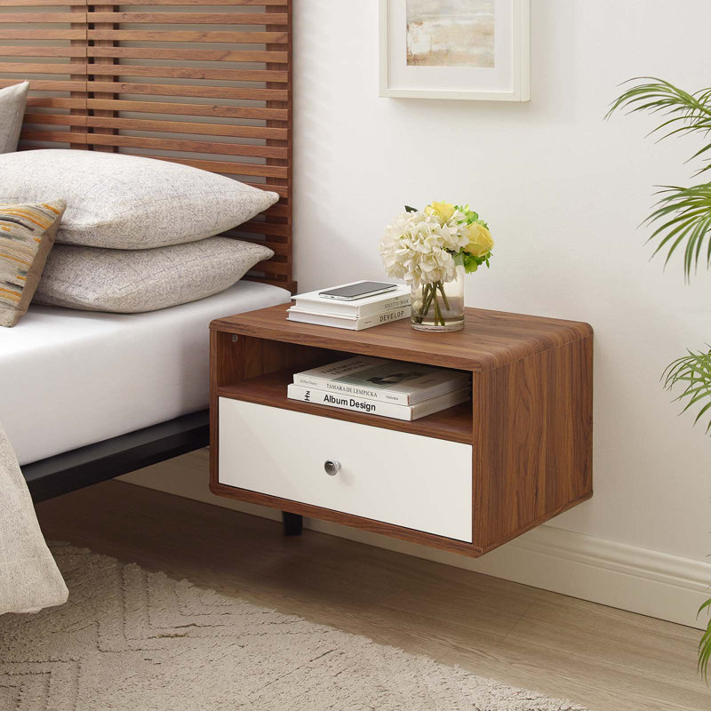 Modway Transmit Wall Mount Nightstand