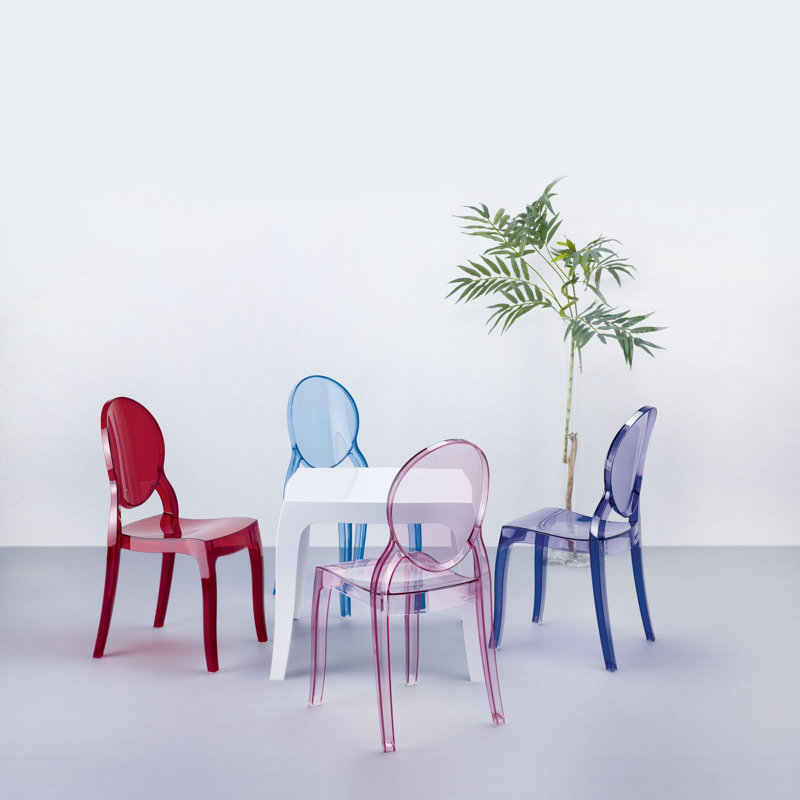 Table de bout Elinn, Blanc lustré